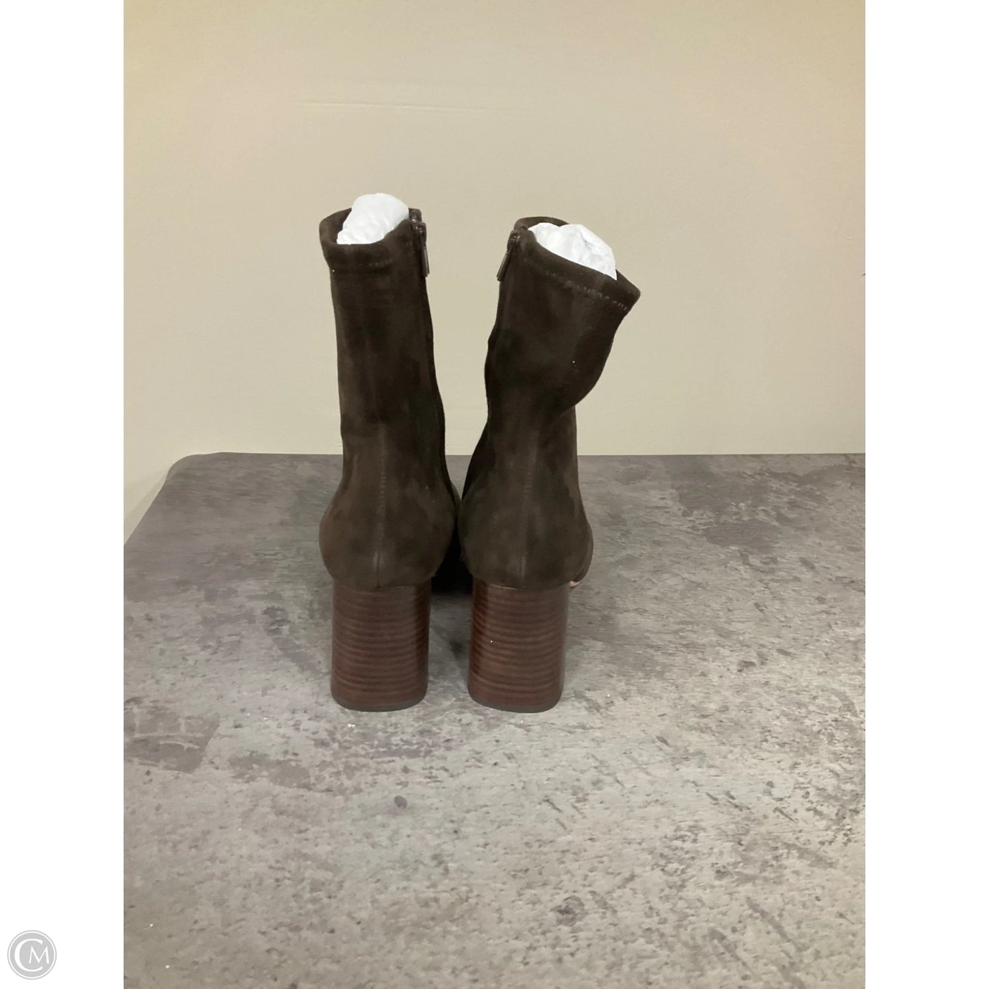 Boots Ankle Heels By Loeffler Randall In Brown, Size: 10