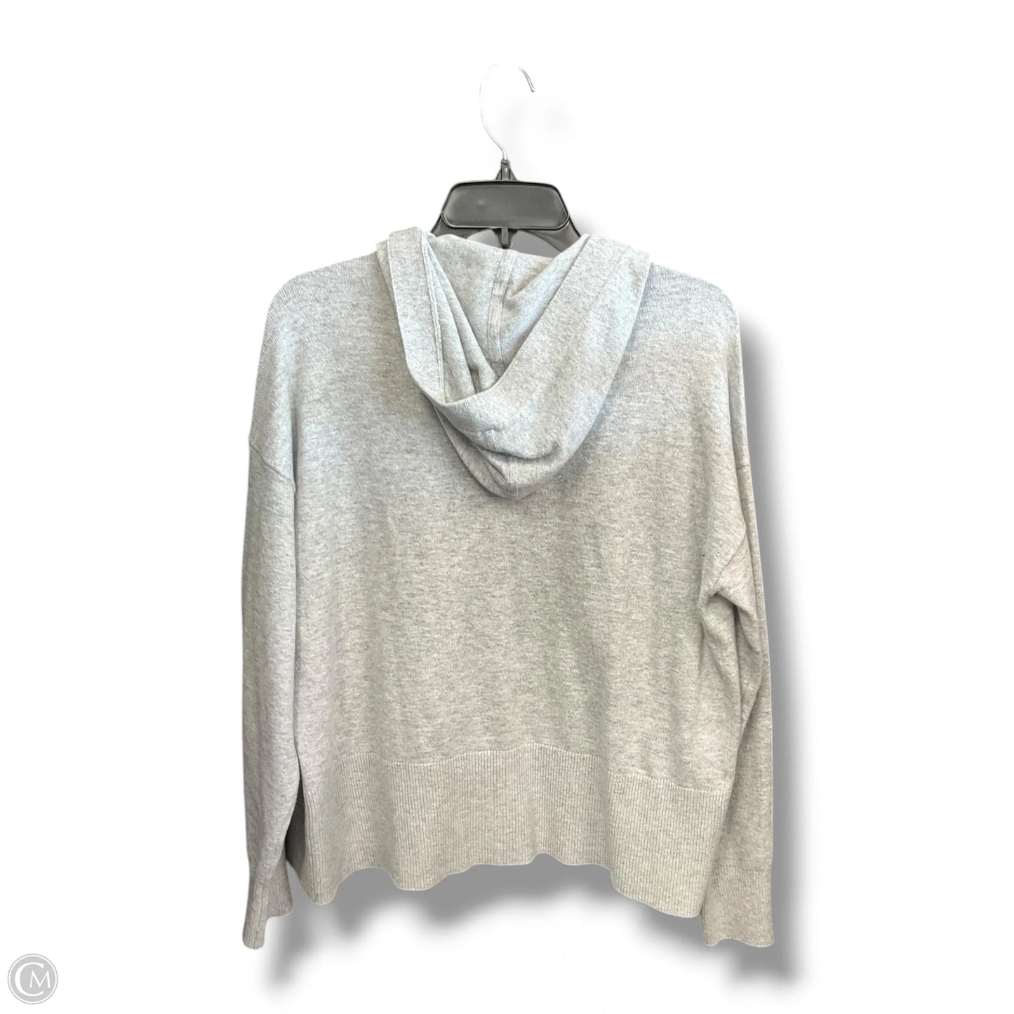 Jacket Shirt By Loft In Grey, Size: S