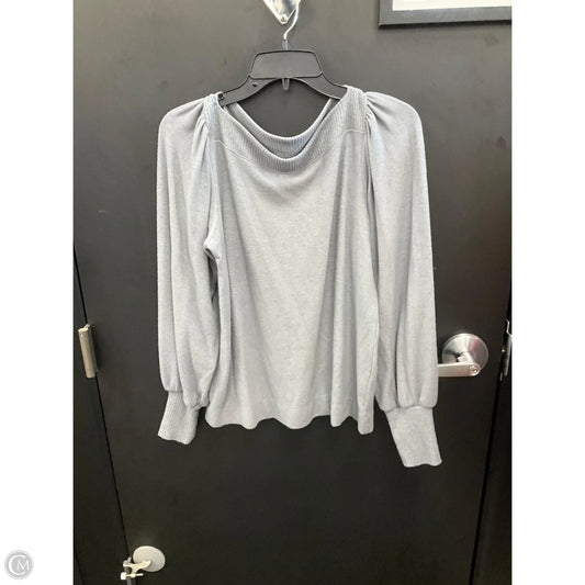 Top Long Sleeve By Loft In Grey, Size: M