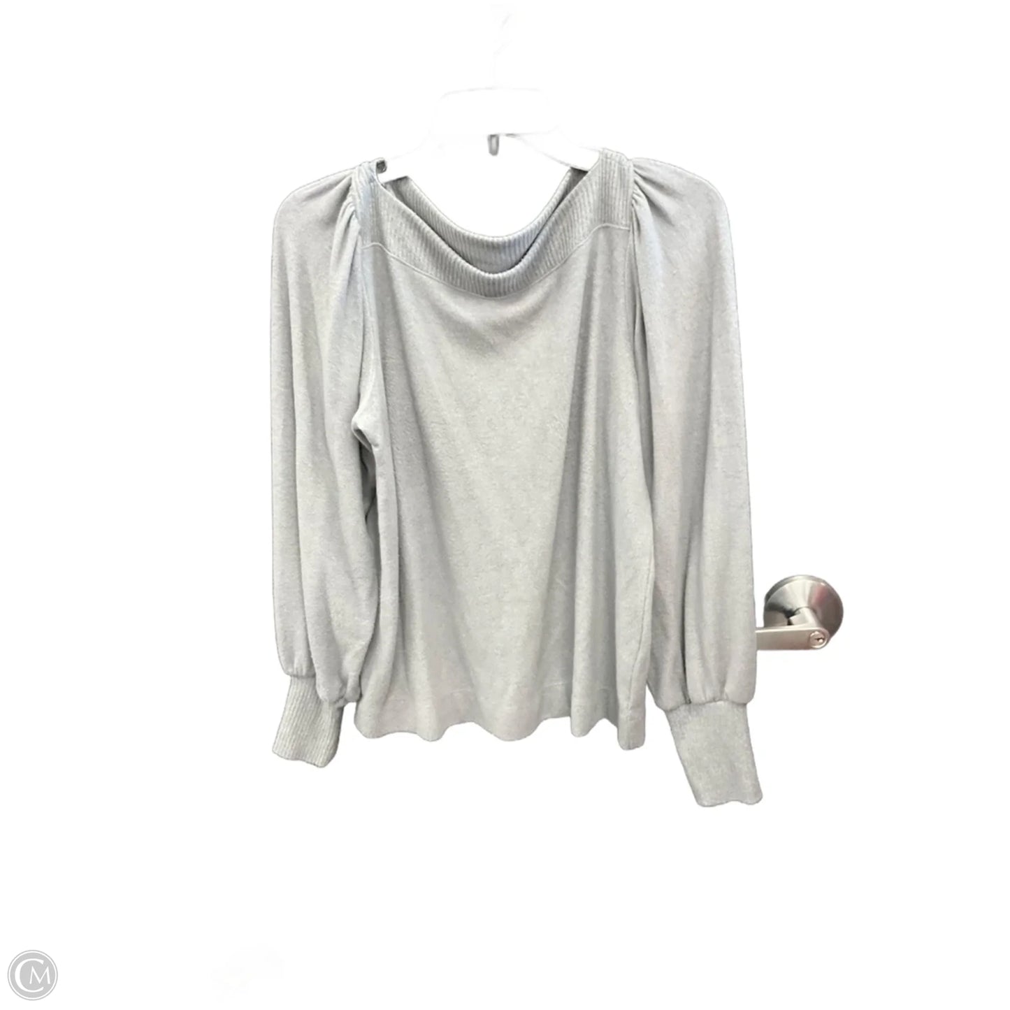 Top Long Sleeve By Loft In Grey, Size: M