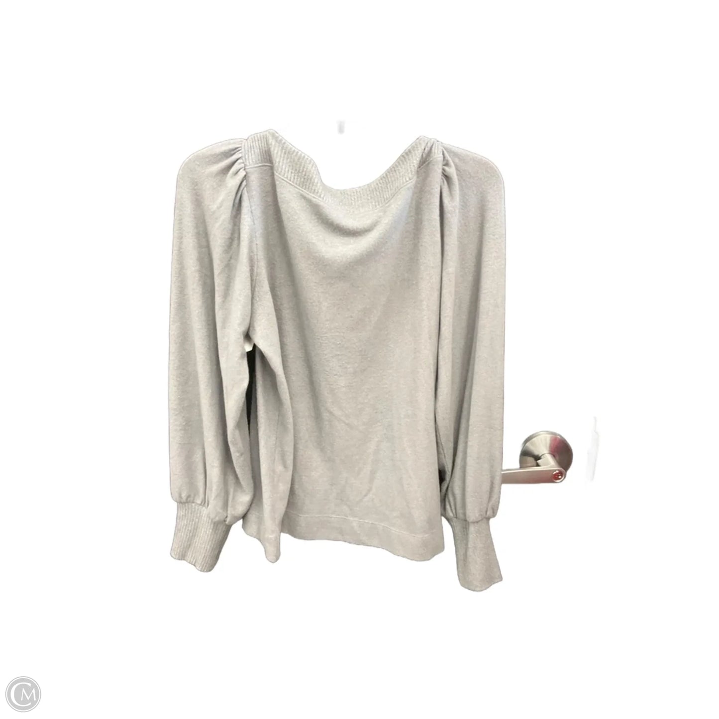 Top Long Sleeve By Loft In Grey, Size: M
