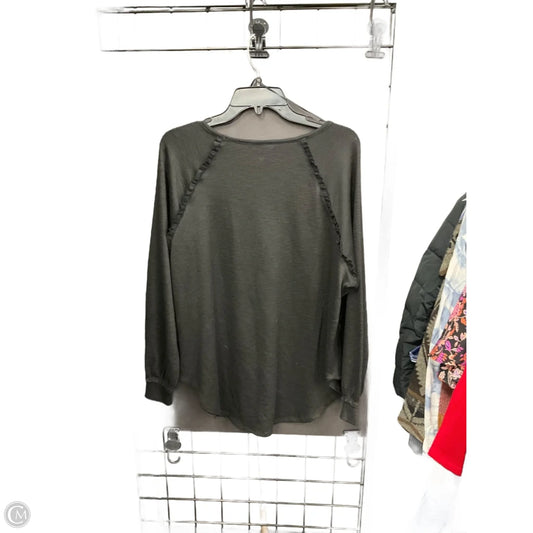 Top Long Sleeve By Clothes Mentor In Black, Size: M