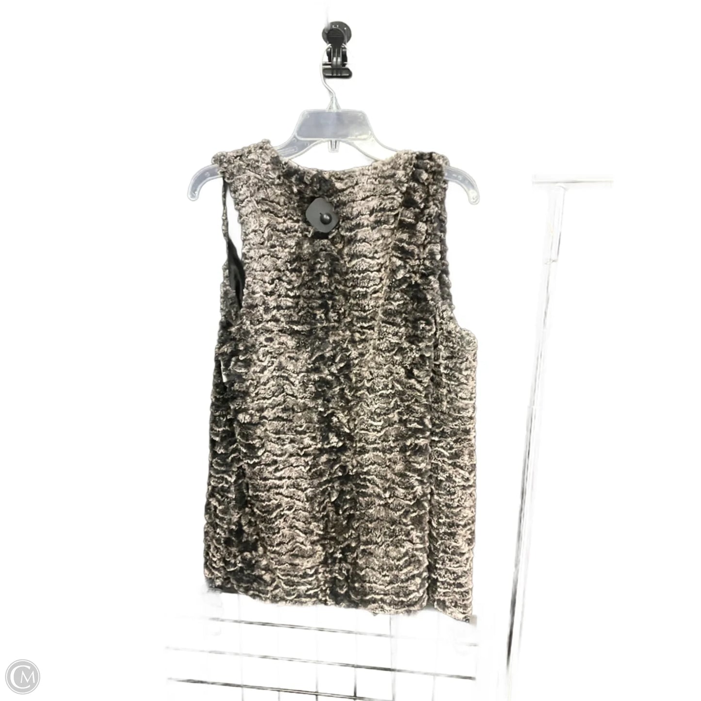 Vest Faux Fur & Sherpa By Betsey Johnson In Multi-colored, Size: M