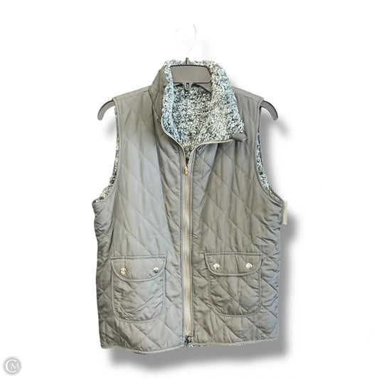 Vest Puffer & Quilted By Clothes Mentor In Grey, Size: M