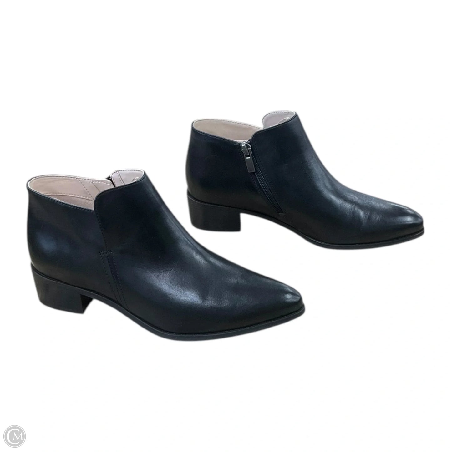 Boots Ankle Heels By Clarks In Black, Size: 7