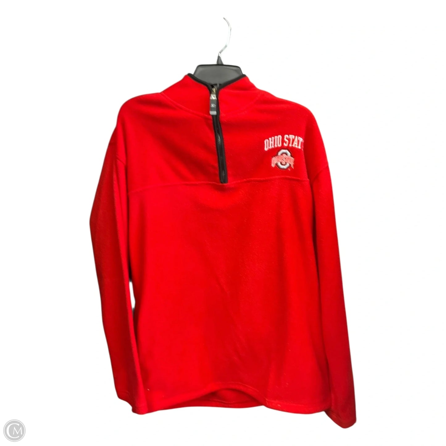 Jacket Fleece By Clothes Mentor In Red, Size: L