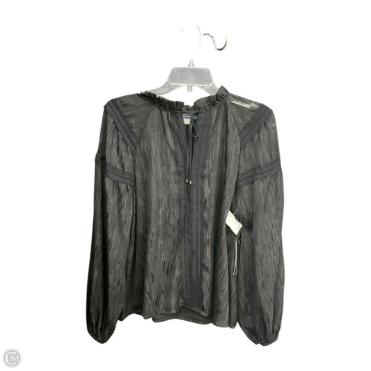 Top Long Sleeve By Tommy Hilfiger In Black, Size: Xs