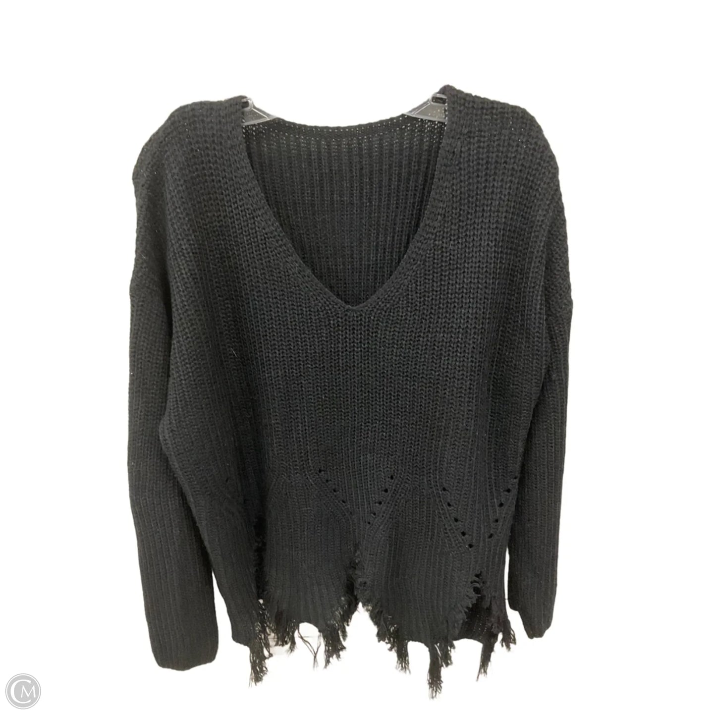 Sweater By Shein In Black, Size: 3x
