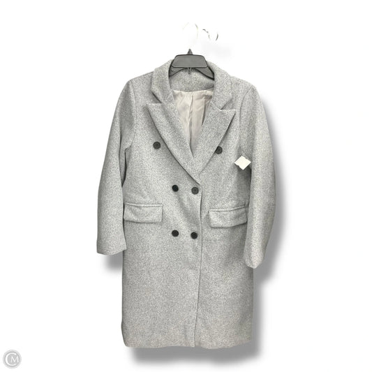 Coat Peacoat By Clothes Mentor In Grey, Size: S
