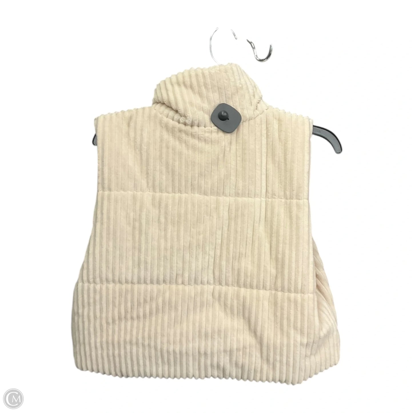 Vest Puffer & Quilted By Clothes Mentor In Beige, Size: M