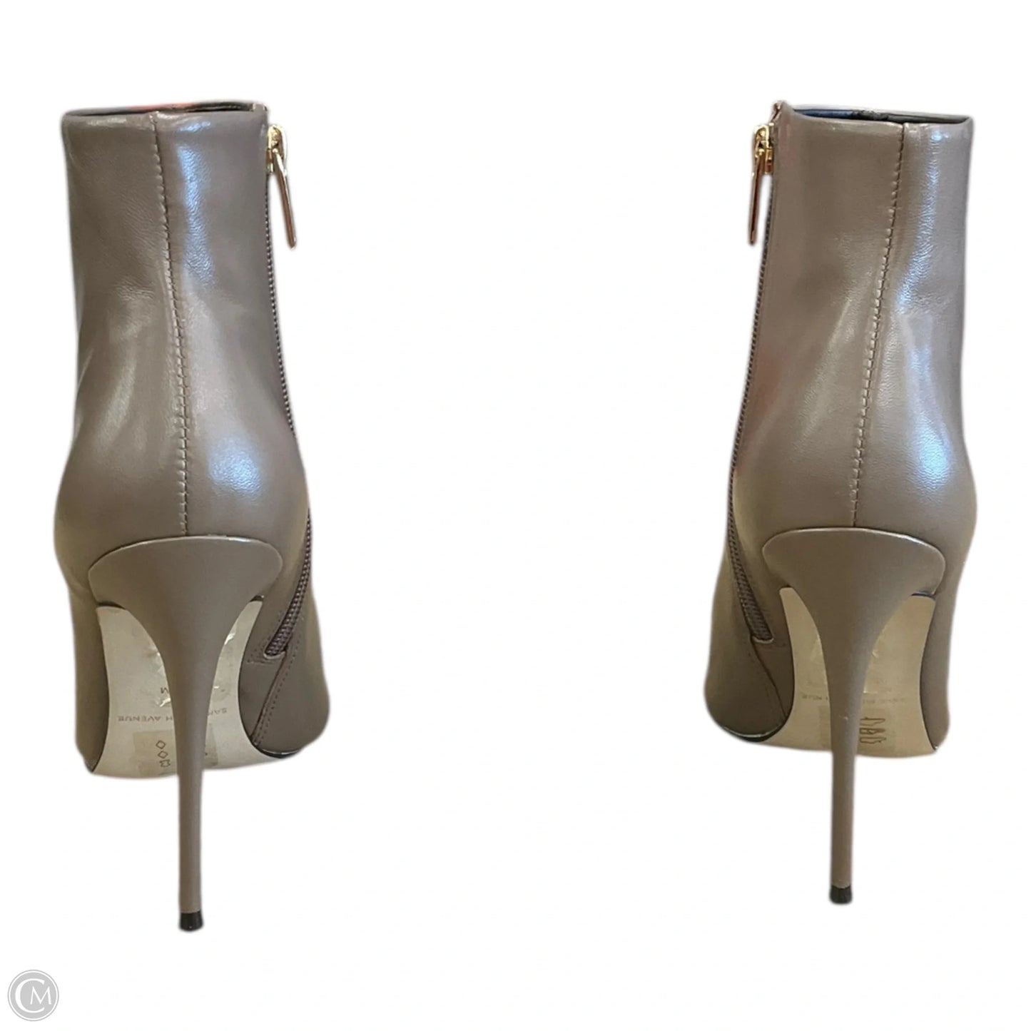 Boots Ankle Heels By Saks Fifth Avenue In Brown, Size: 8