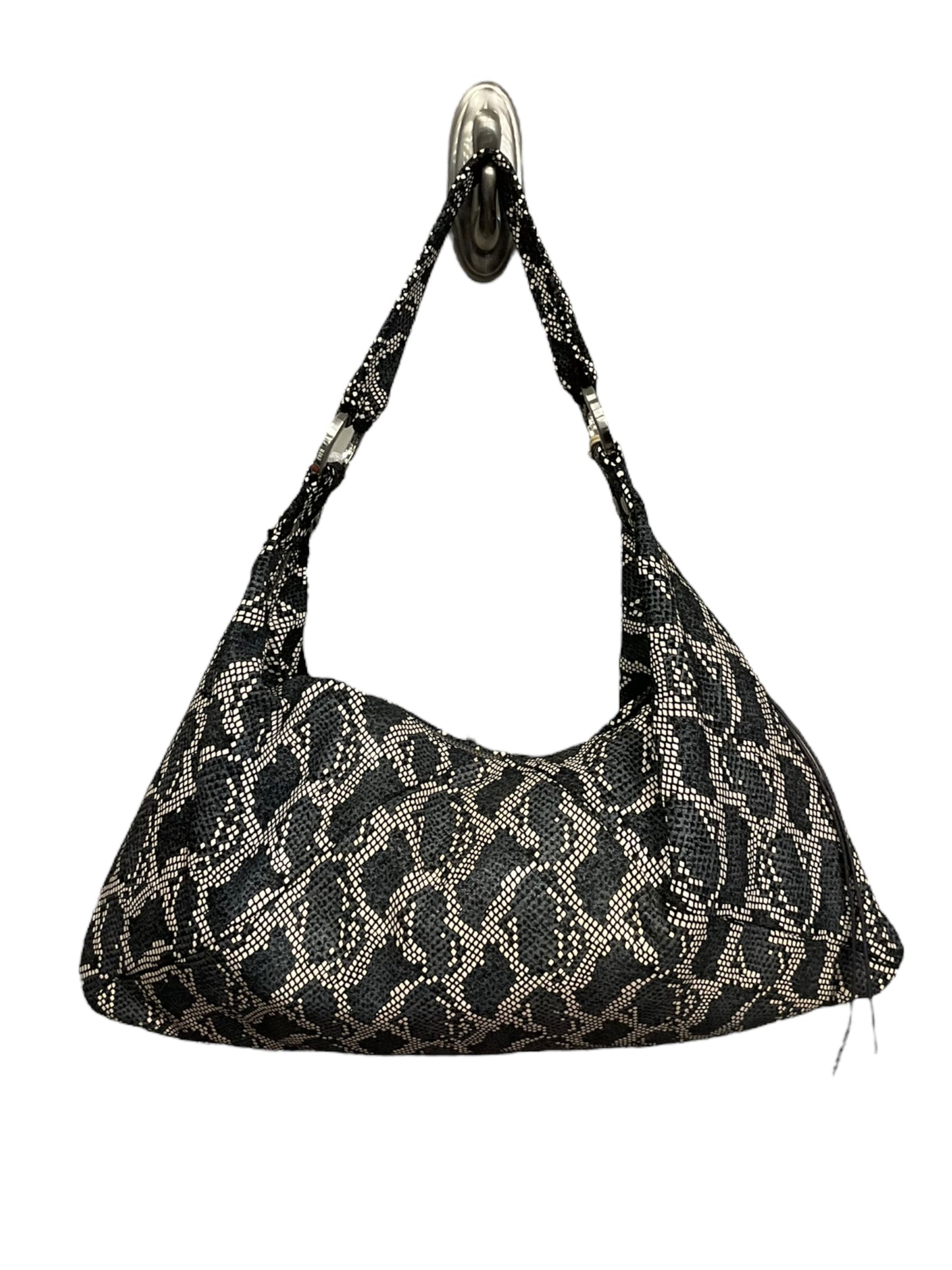 Snakeskin Print Crossbody Designer Hobo Intl, Size Small