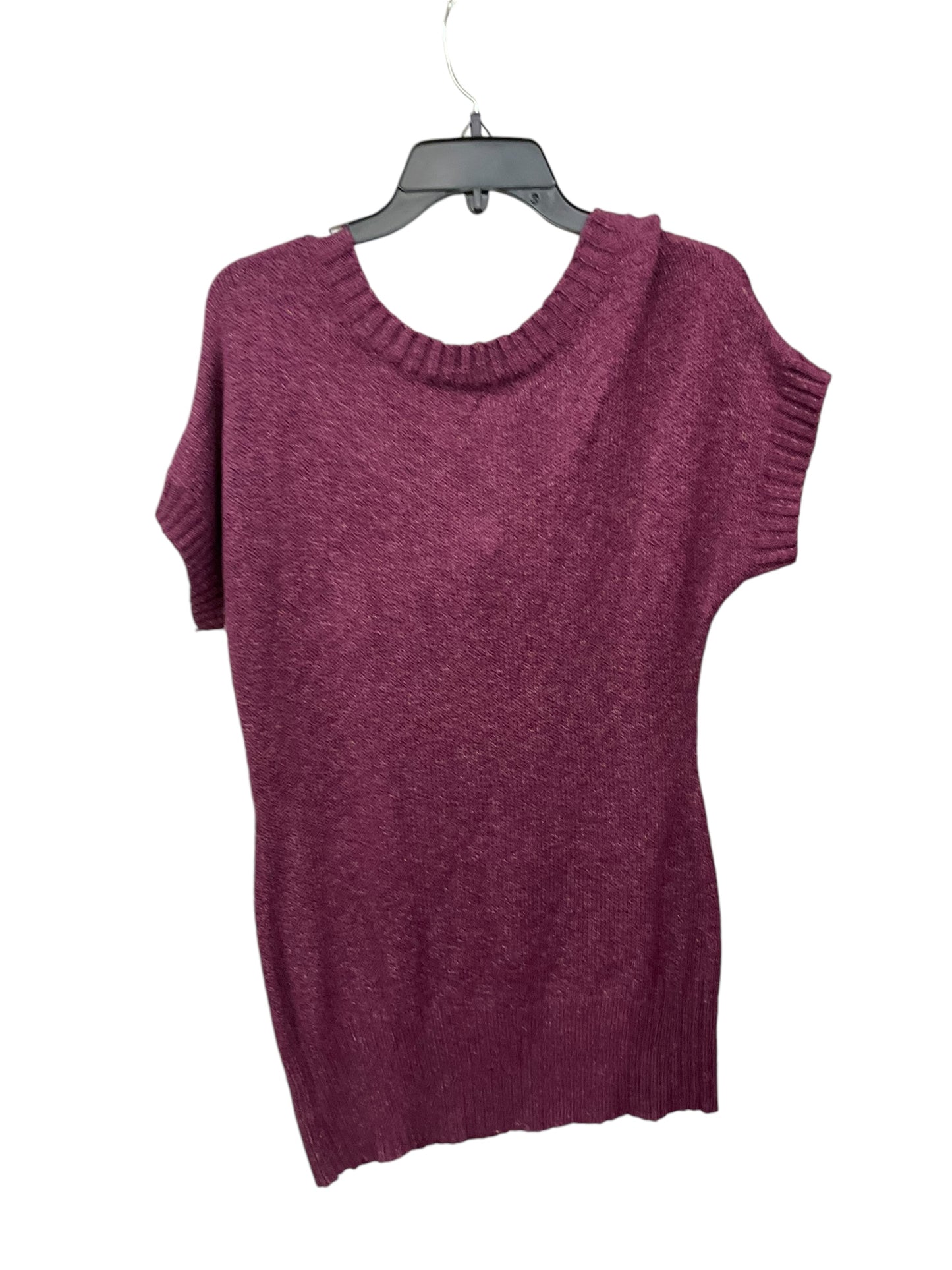 Sweater Short Sleeve By Maurices In Plum, Size: Xl