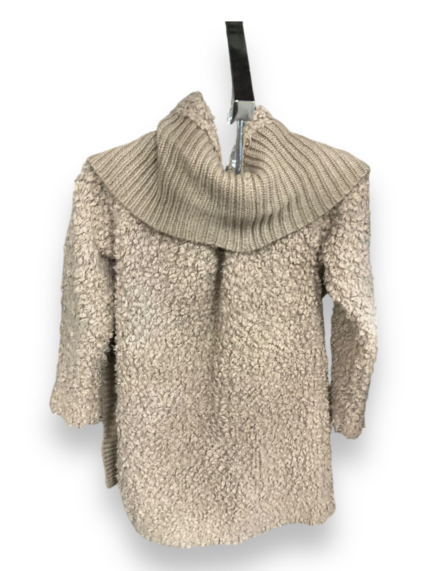 Sweater Cardigan By Express In Tan, Size: S