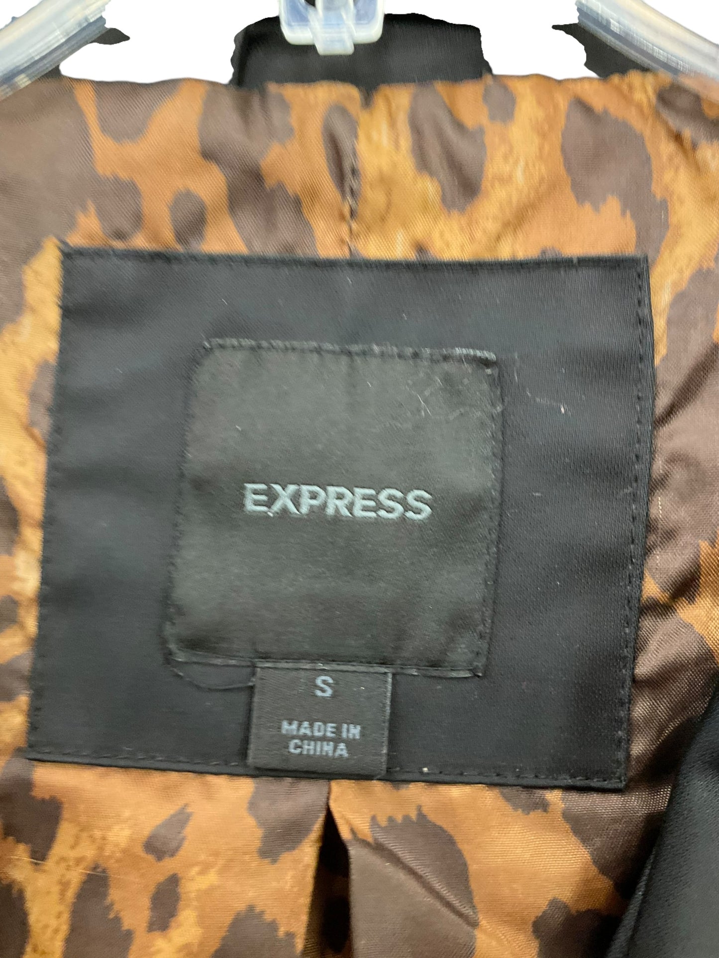 Jacket Other By Express In Black, Size: S