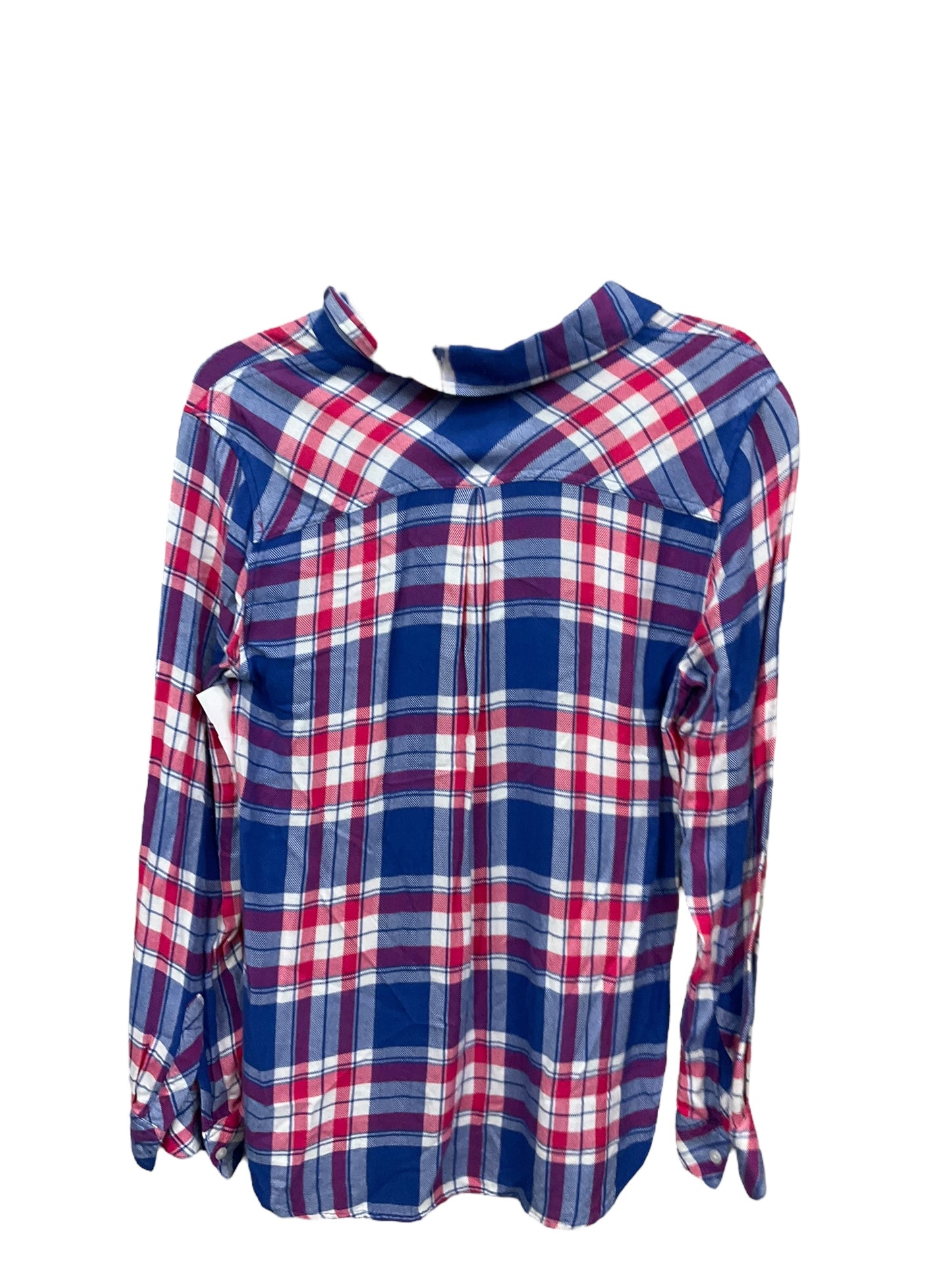 Top Long Sleeve By Rails In Plaid, Size: S