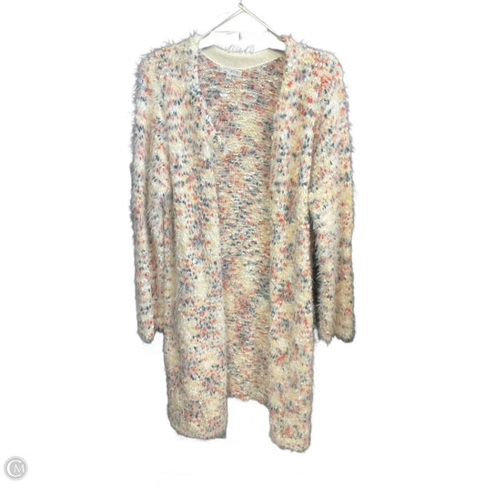 Sweater Cardigan By Solitaire In Multi-colored, Size: L
