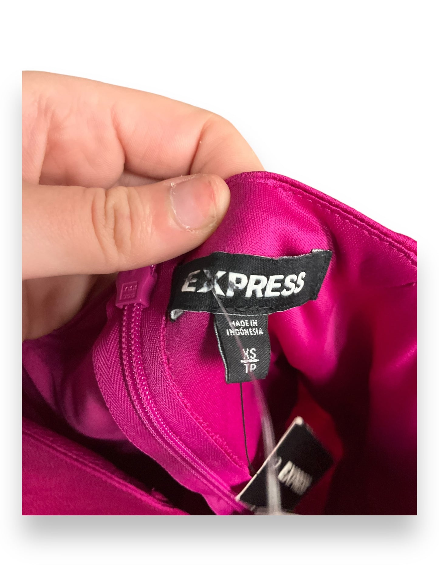 Dress Party Short By Express In Fuschia, Size: Xs