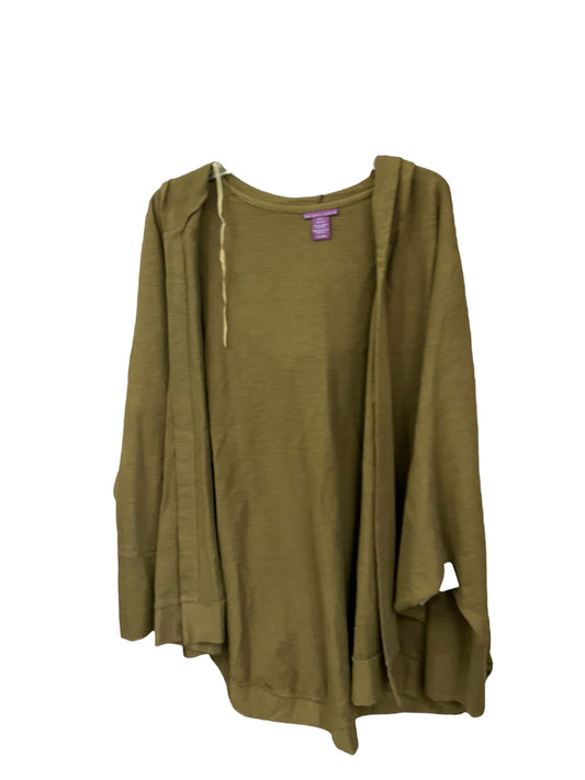 Cardigan By Beverly Drive In Olive, Size: 3x