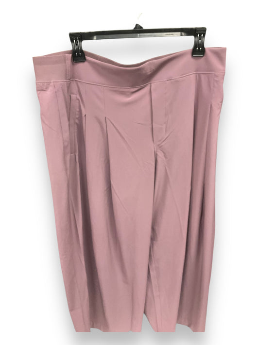 Athletic Pants By Athleta In Mauve, Size: 16