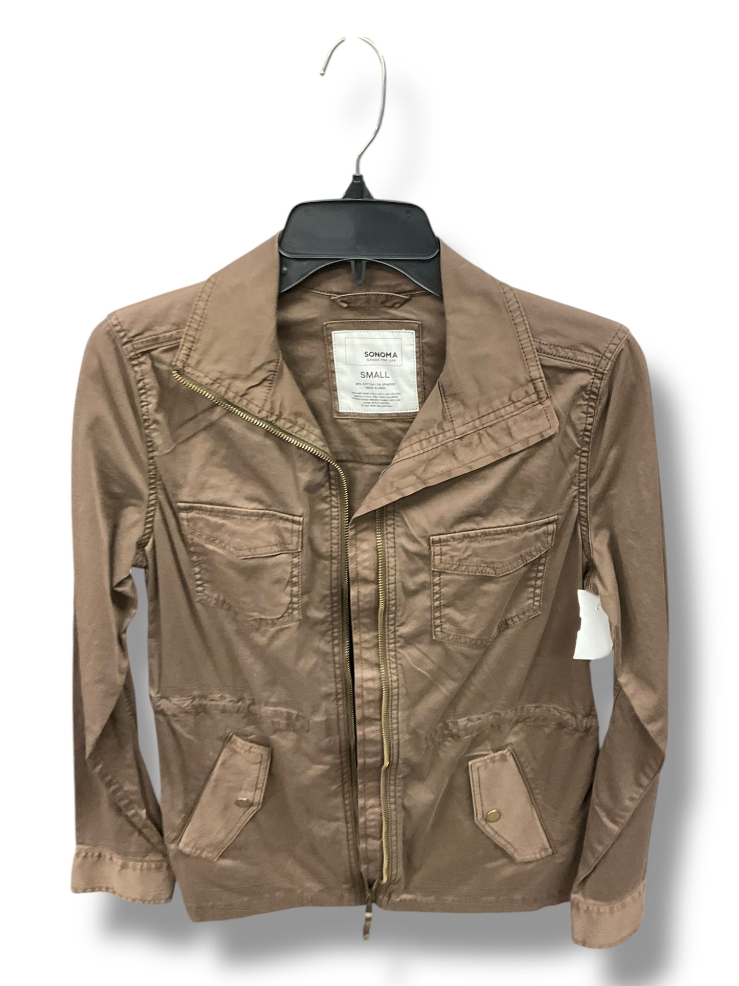 Jacket Utility By Sonoma In Taupe, Size: S