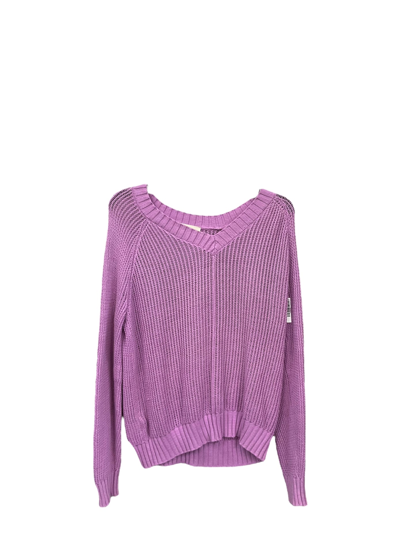 Sweater By Loft In Purple, Size: M