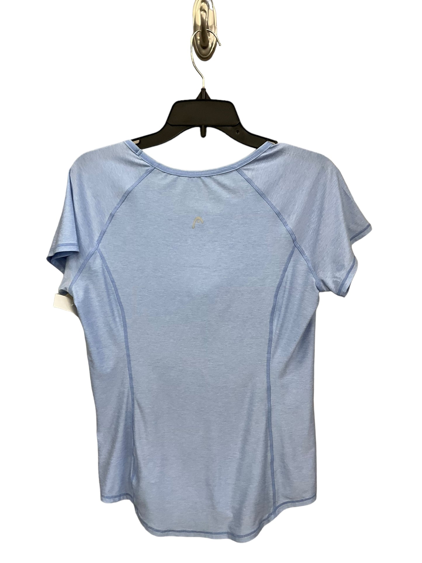 Athletic Top Short Sleeve By Head In Blue, Size: M