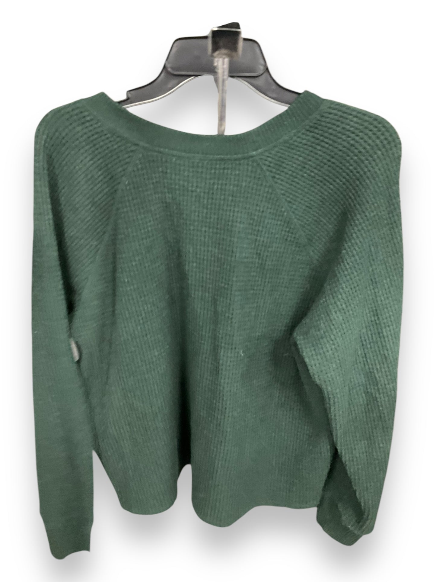 Top Long Sleeve Basic By Old Navy In Green, Size: L