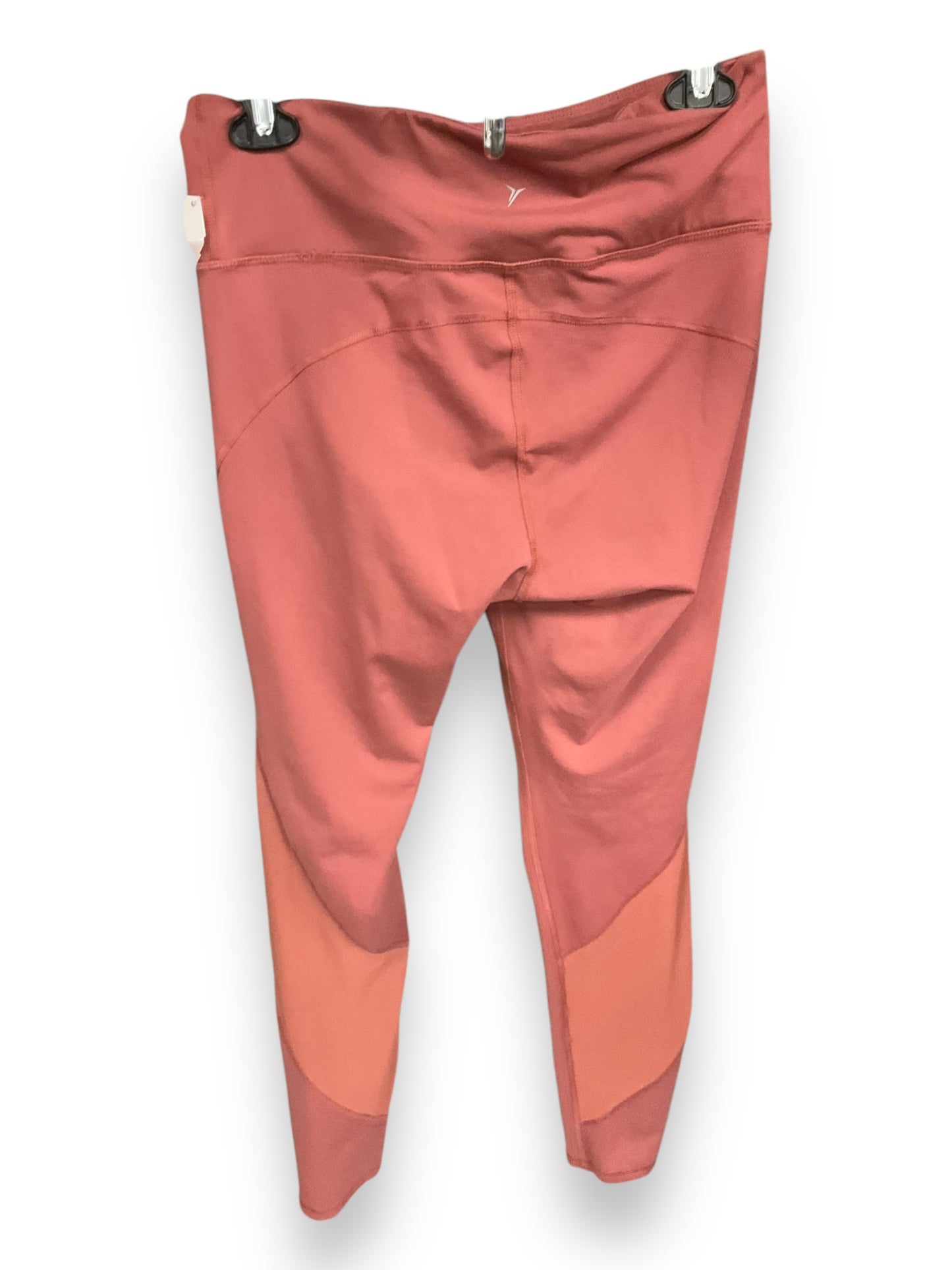 Athletic Leggings By Old Navy In Coral, Size: L