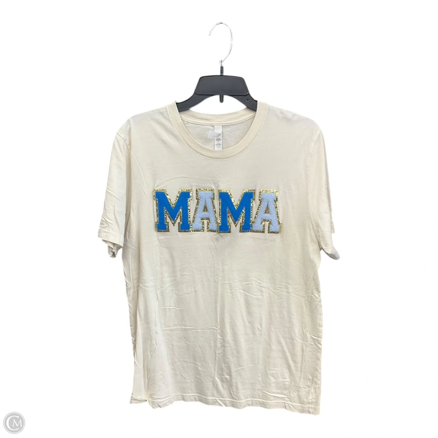 Maternity Athletic Top Short Sleeve By Clothes Mentor, Size: L