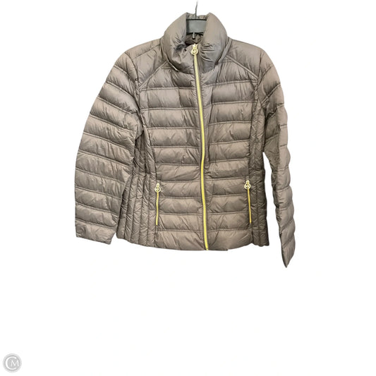 Jacket Puffer & Quilted By Michael By Michael Kors In Brown, Size: L