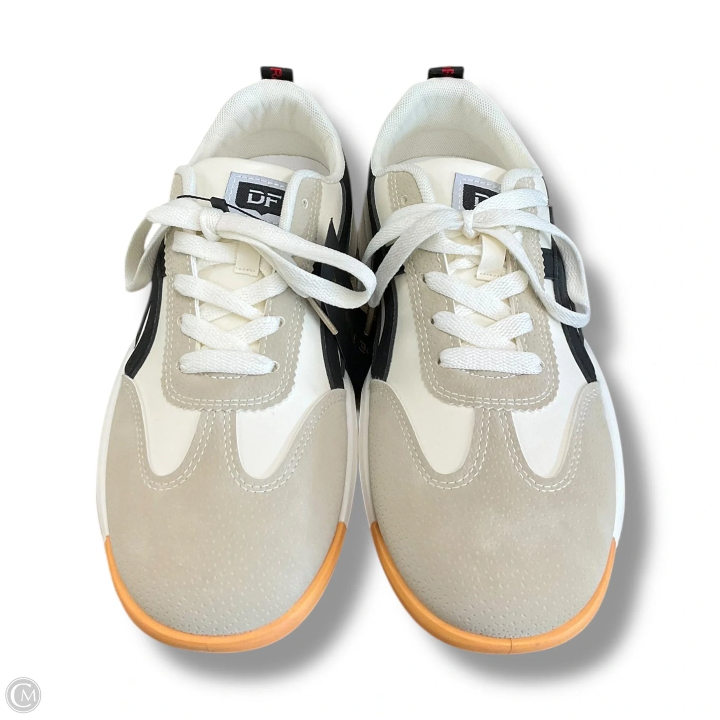 Shoes Sneakers By Clothes Mentor In Black & Cream, Size: 8.5