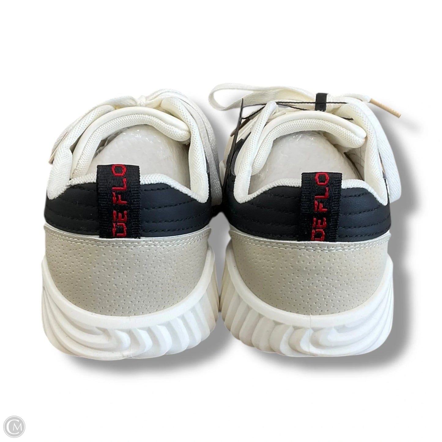 Shoes Sneakers By Clothes Mentor In Black & Cream, Size: 8.5