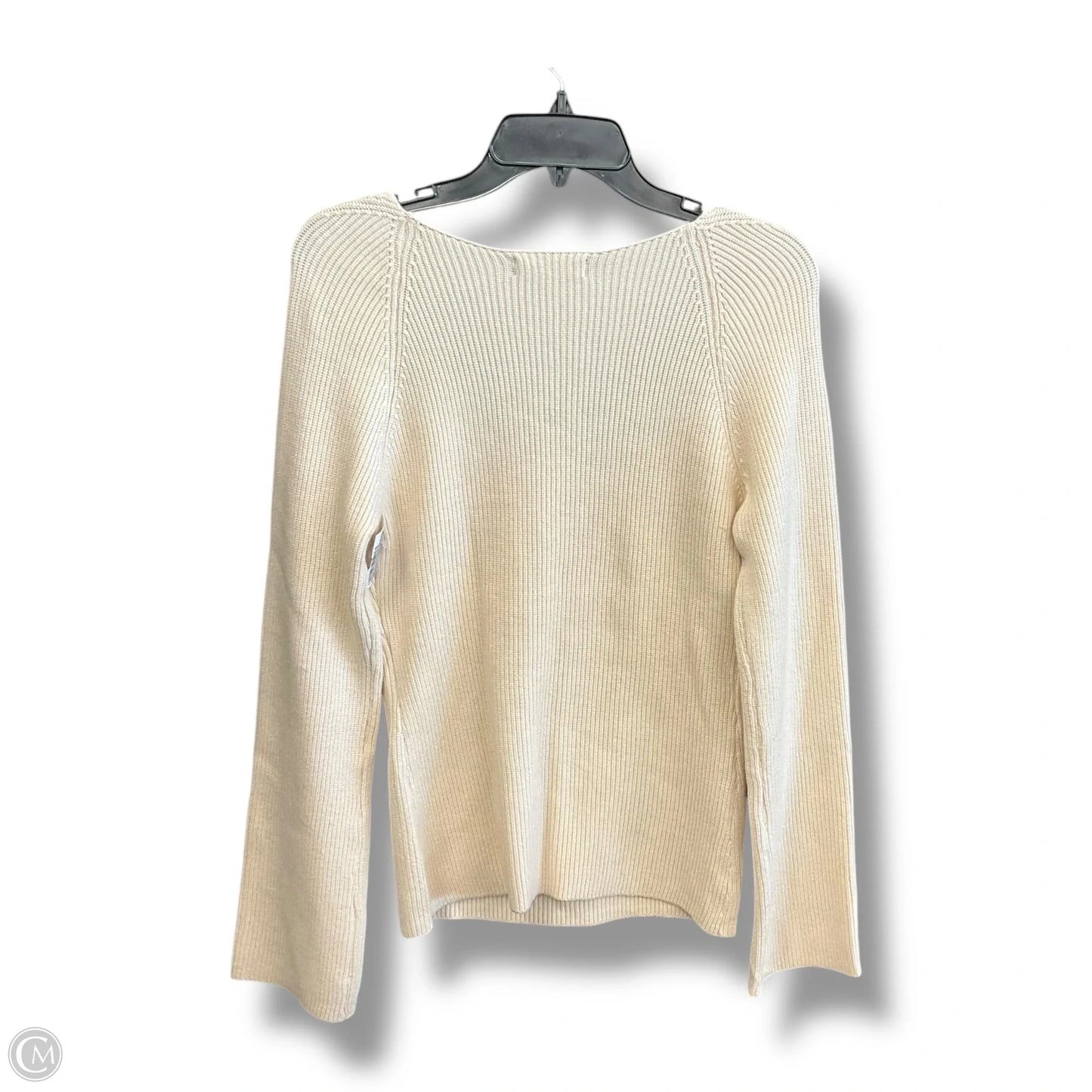 Top Long Sleeve By Lillusory In Cream, Size: L