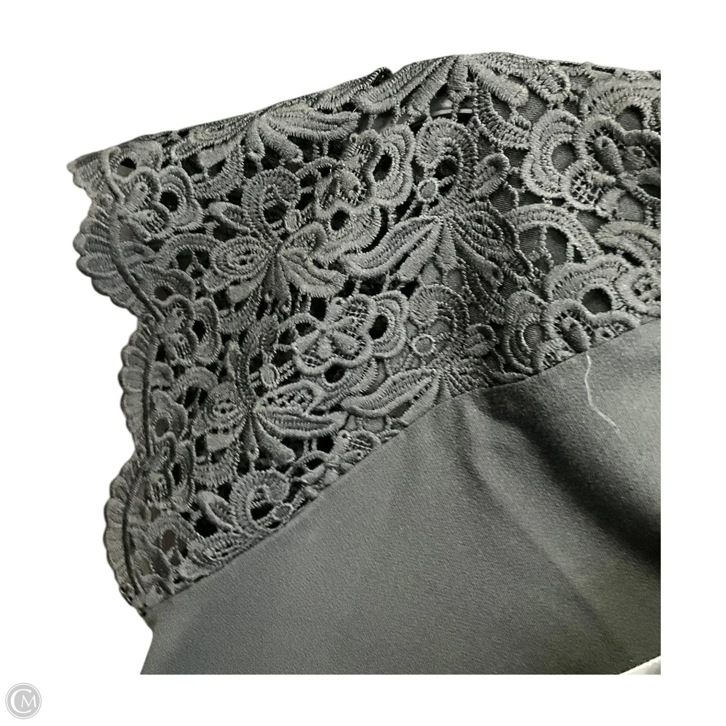 Top Short Sleeve By Cable And Gauge In Black, Size: S