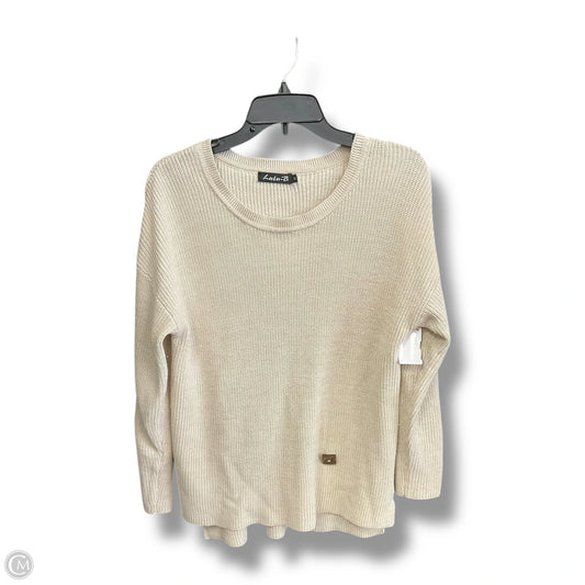Sweater By Lulu B In Tan, Size: S