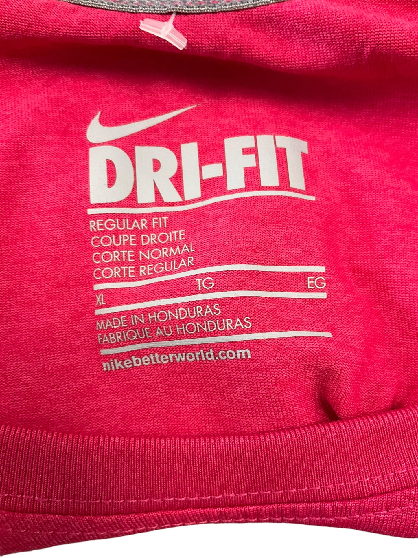 Pink Athletic Tank Top Nike Apparel, Size Xl