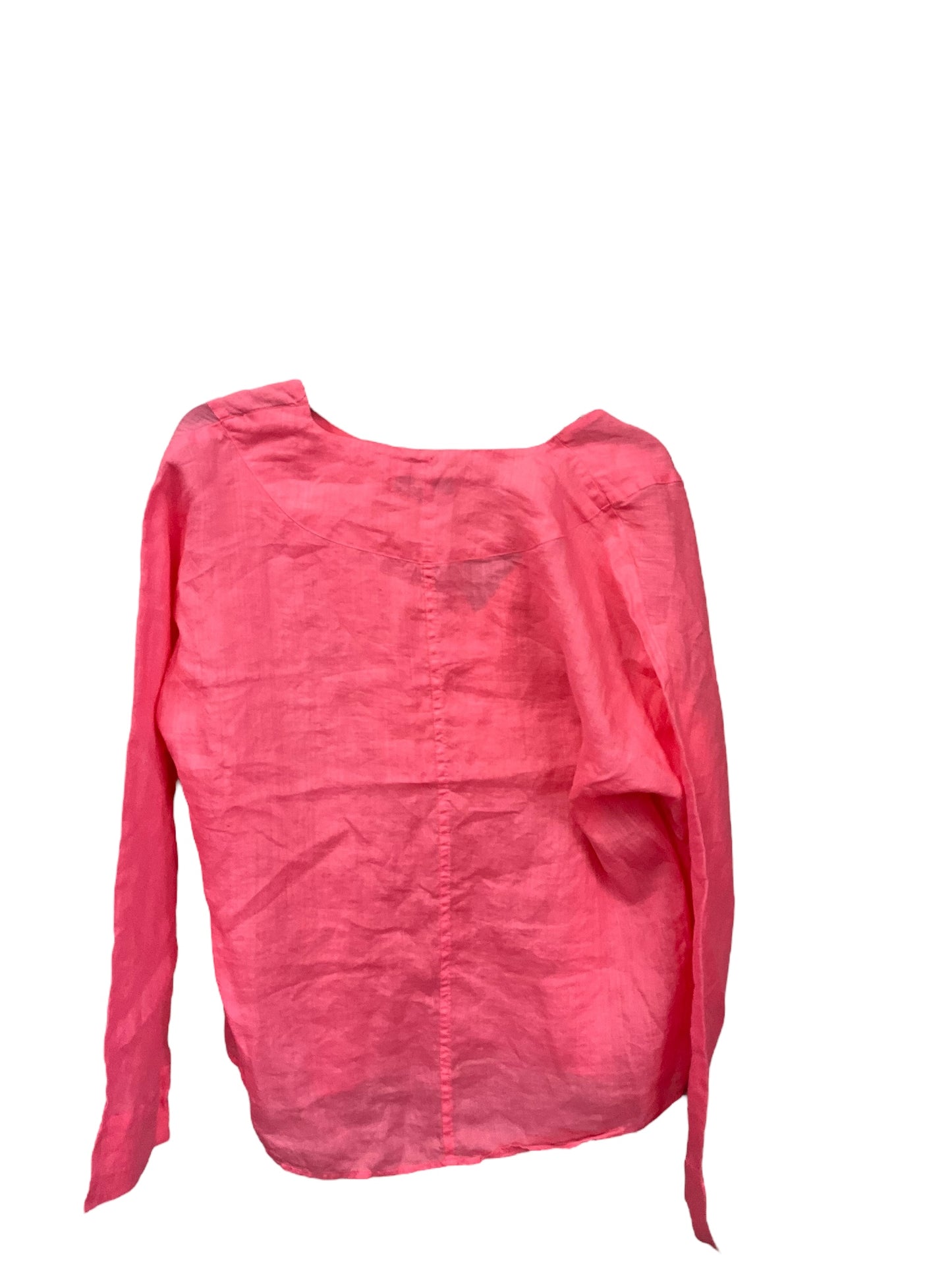 Top Long Sleeve By J. Crew In Coral, Size: M