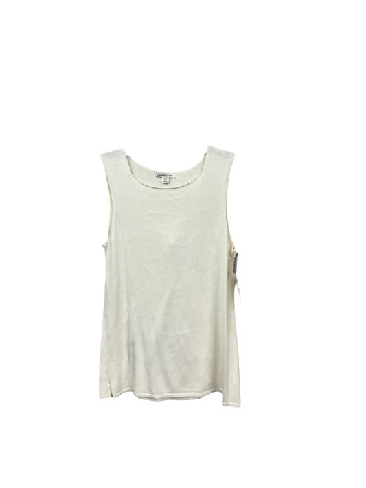 Tank Top By Coldwater Creek In Ivory, Size: M