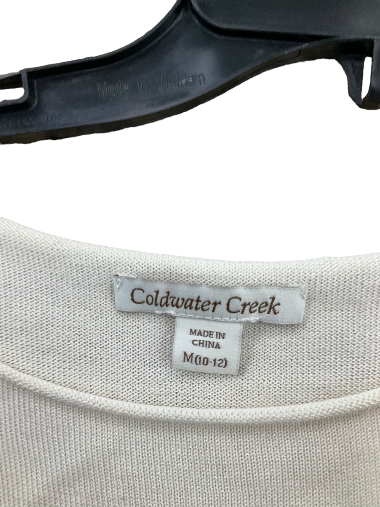 Tank Top By Coldwater Creek In Ivory, Size: M