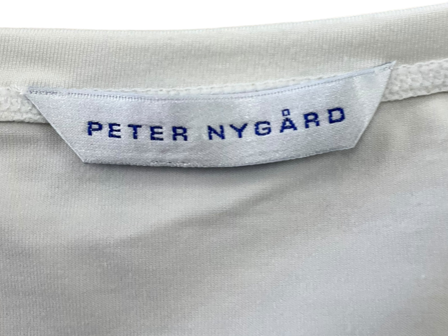 Top 3/4 Sleeve By Peter Nygard In Ivory, Size: L