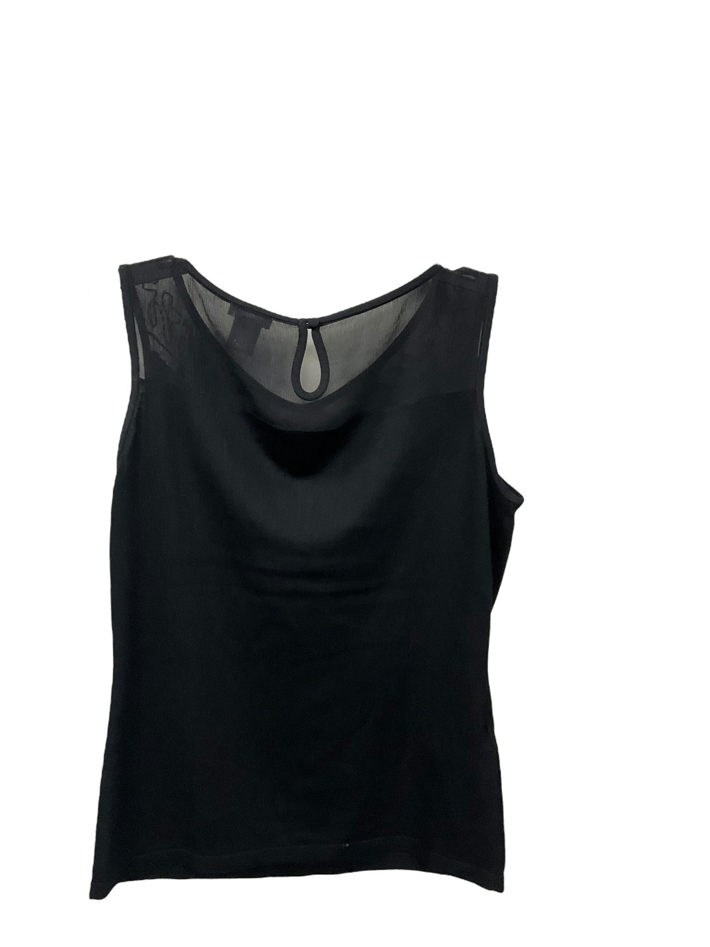 Top Sleeveless By Ann Taylor In Black, Size: M