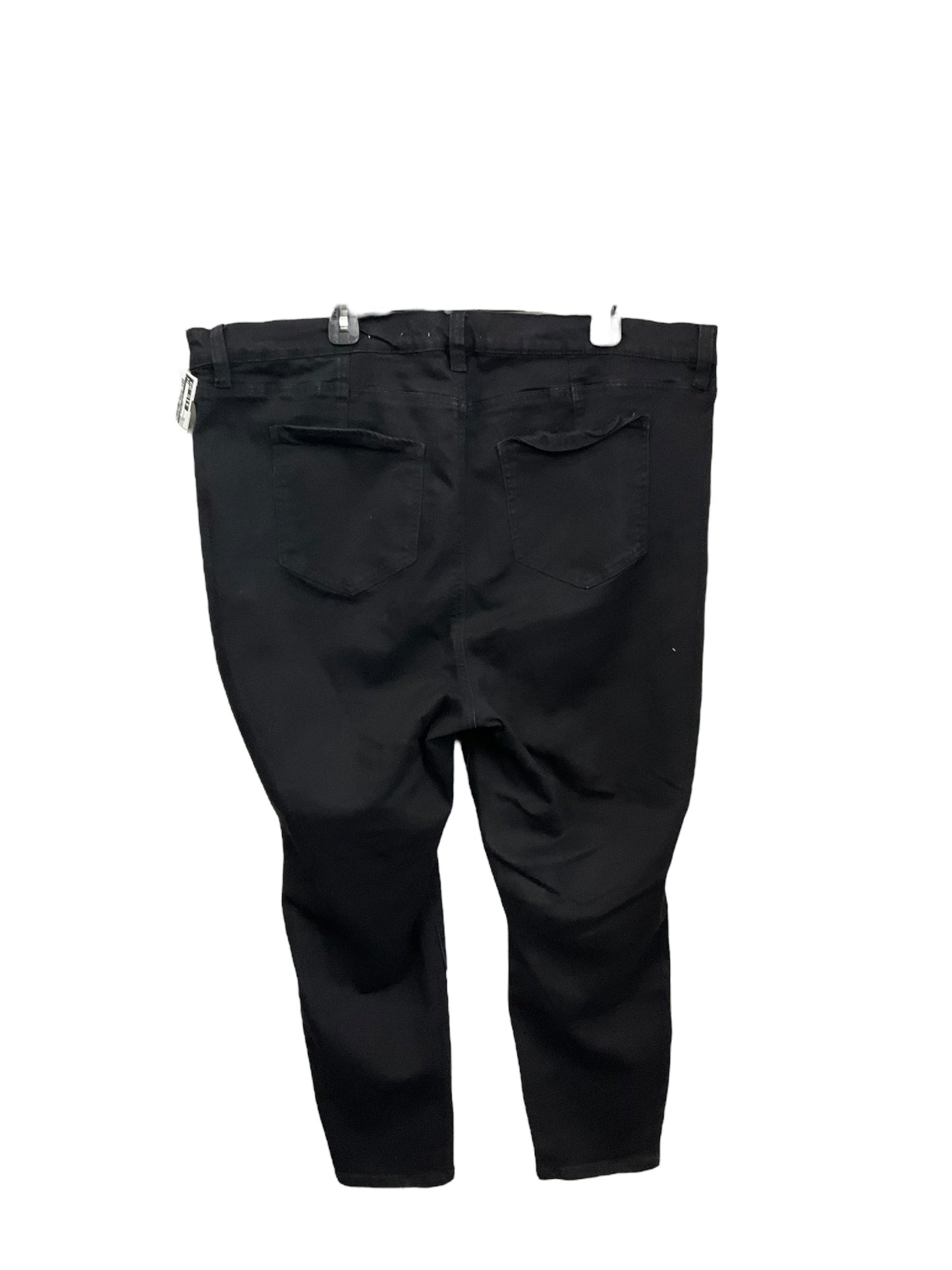 Jeans Straight By Clothes Mentor In Black, Size: 2x