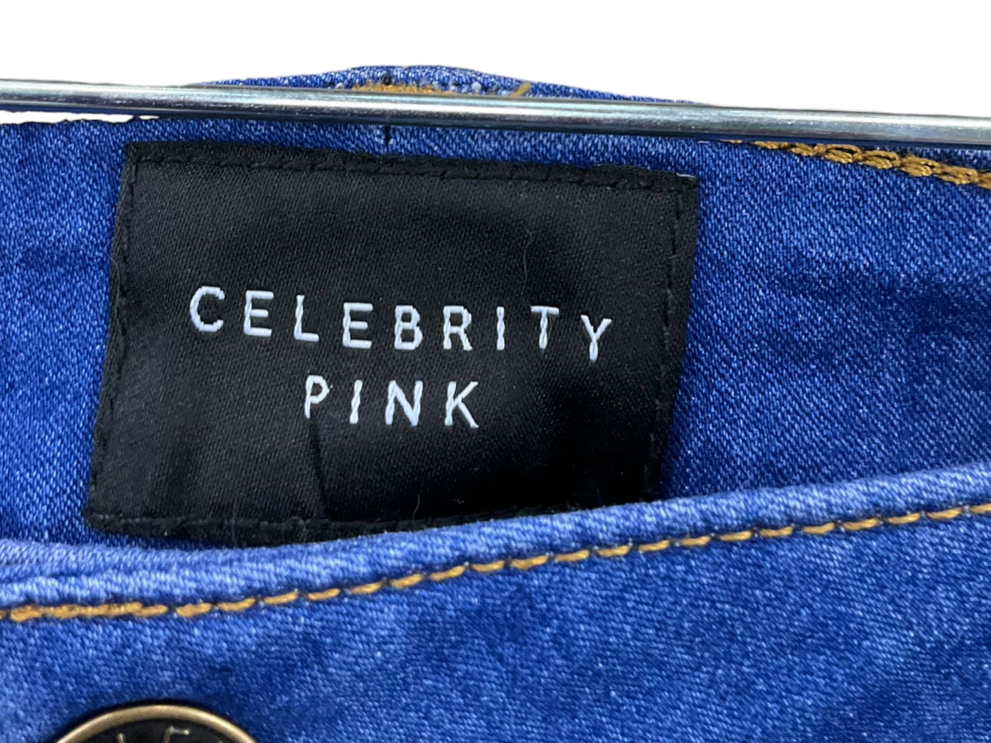 Jeans Skinny By Celebrity Pink In Blue Denim, Size: 18