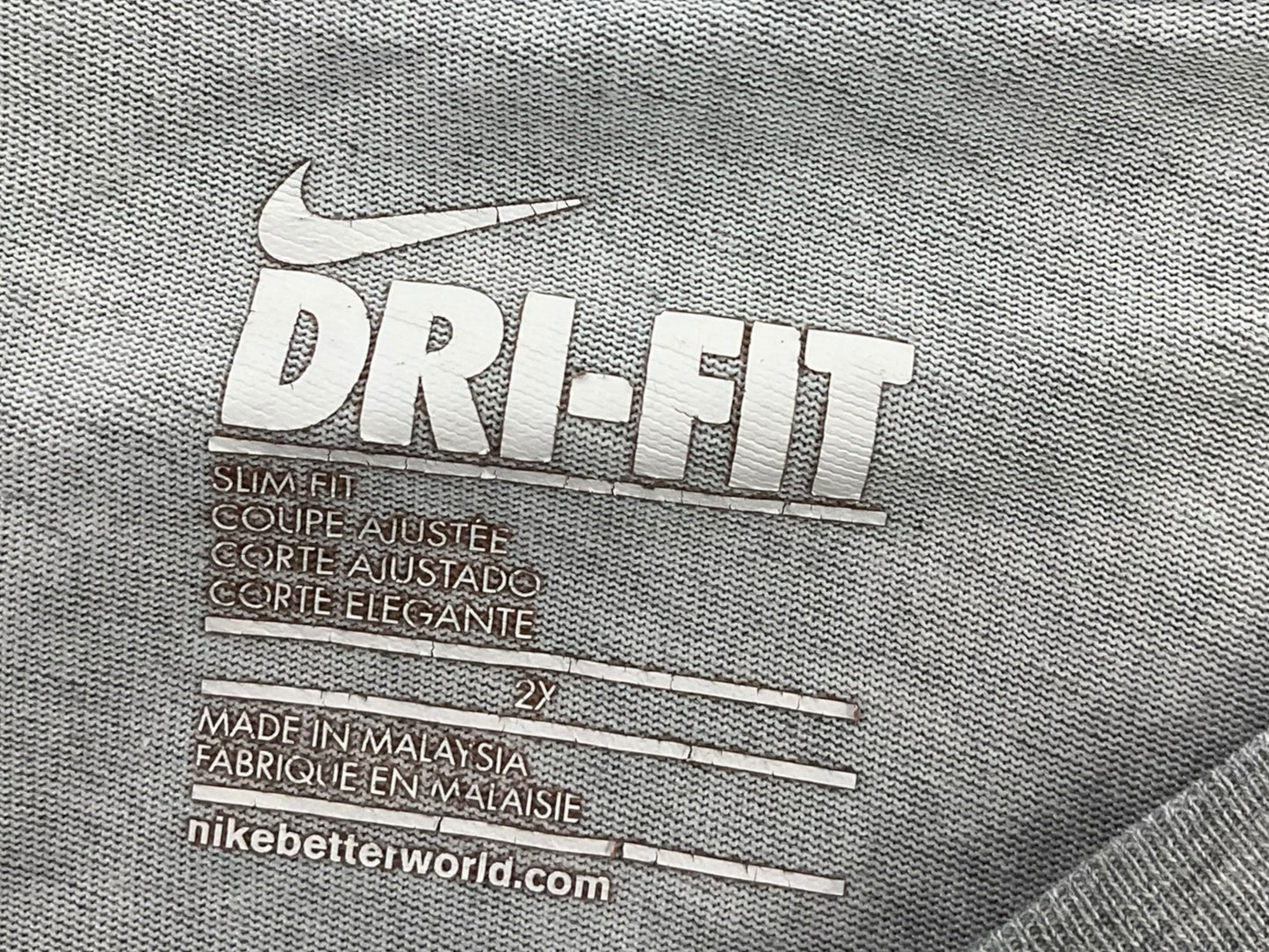 Athletic Top Short Sleeve By Nike Apparel In Grey, Size: 2x