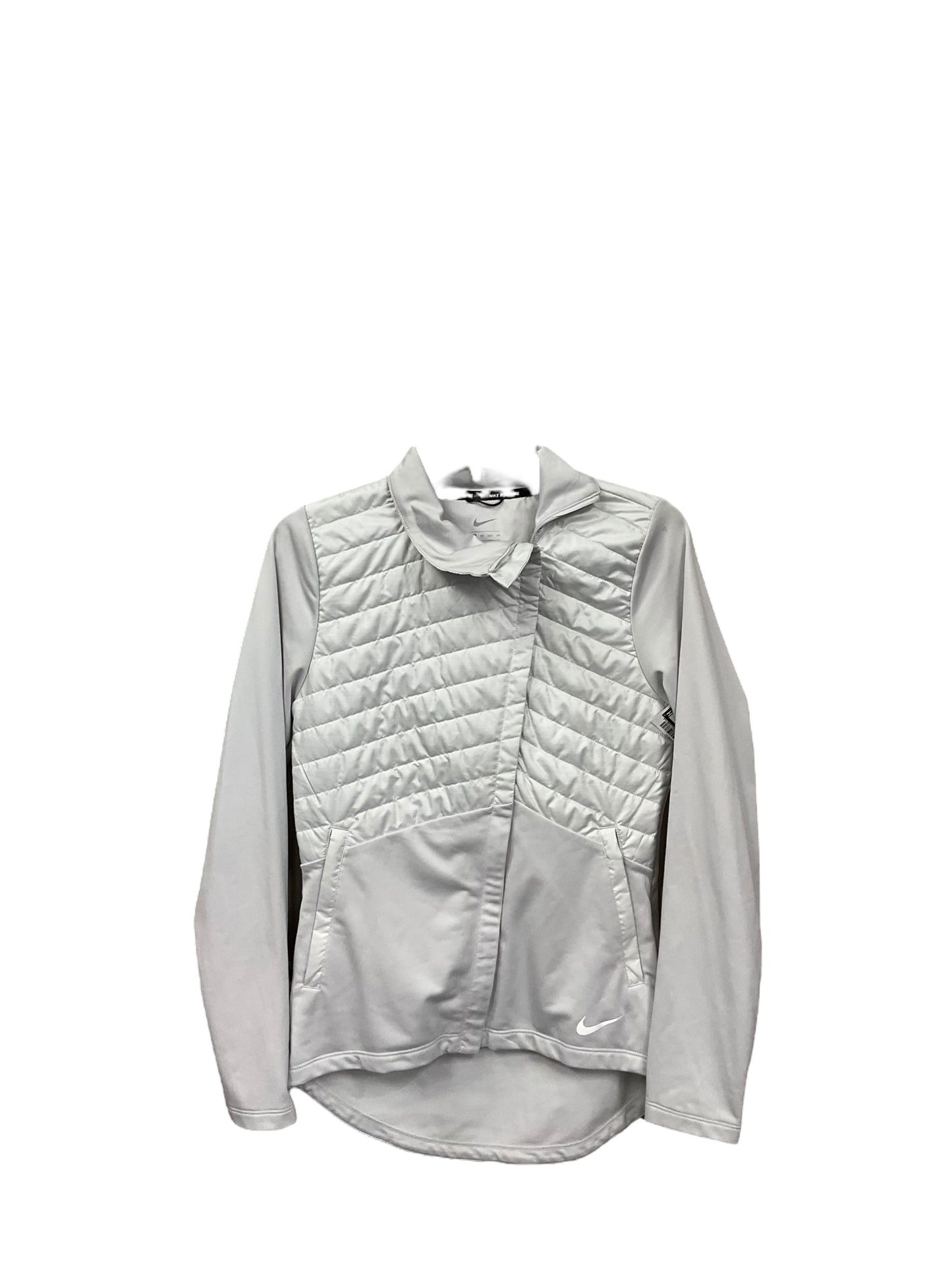 Athletic Jacket By Nike Apparel In Grey, Size: Xs