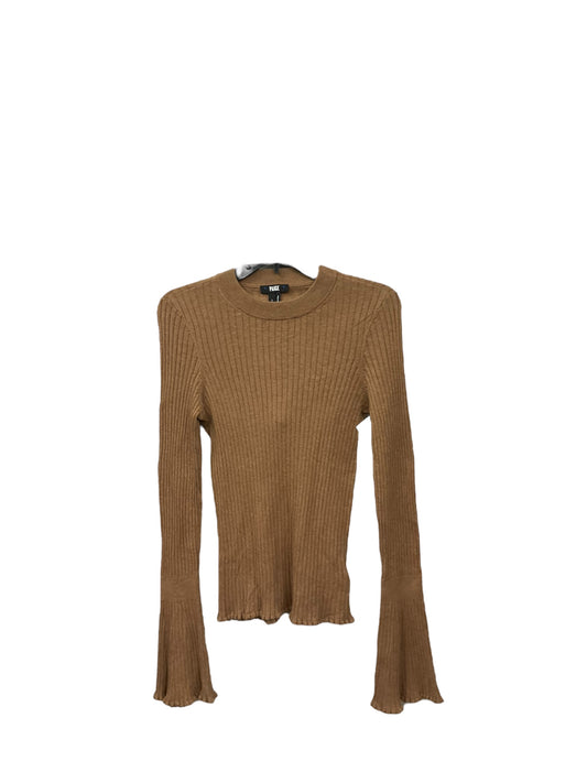 Top Long Sleeve By Paige In Brown, Size: S