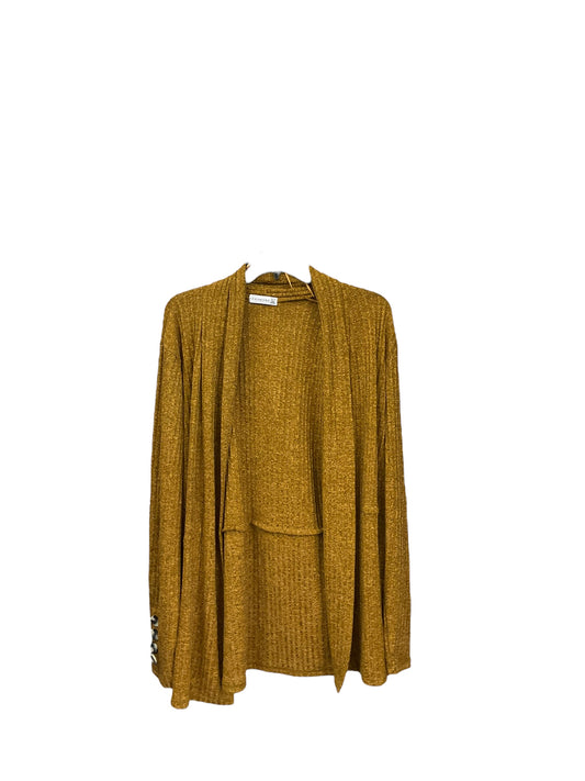 Cardigan By Retrology In Gold, Size: Xl