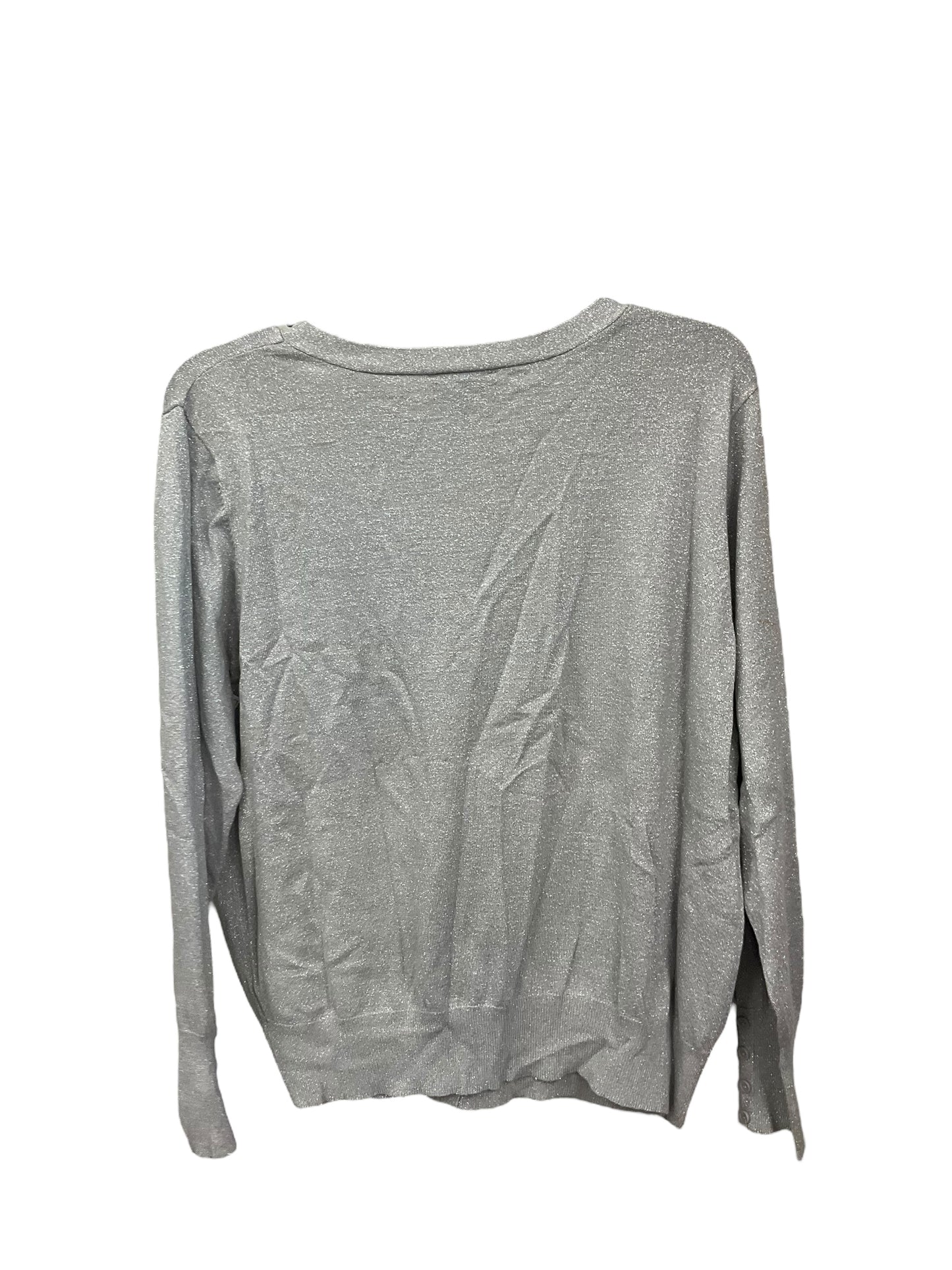 Cardigan By Worthington In Silver, Size: L