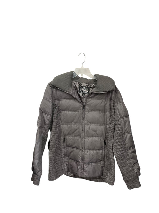 Jacket Puffer & Quilted By Clothes Mentor In Grey, Size: Xl